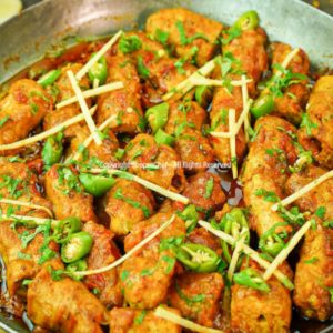 Chicken Kebab Karahi