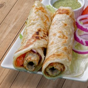Chicken Seekh Kebab Roll